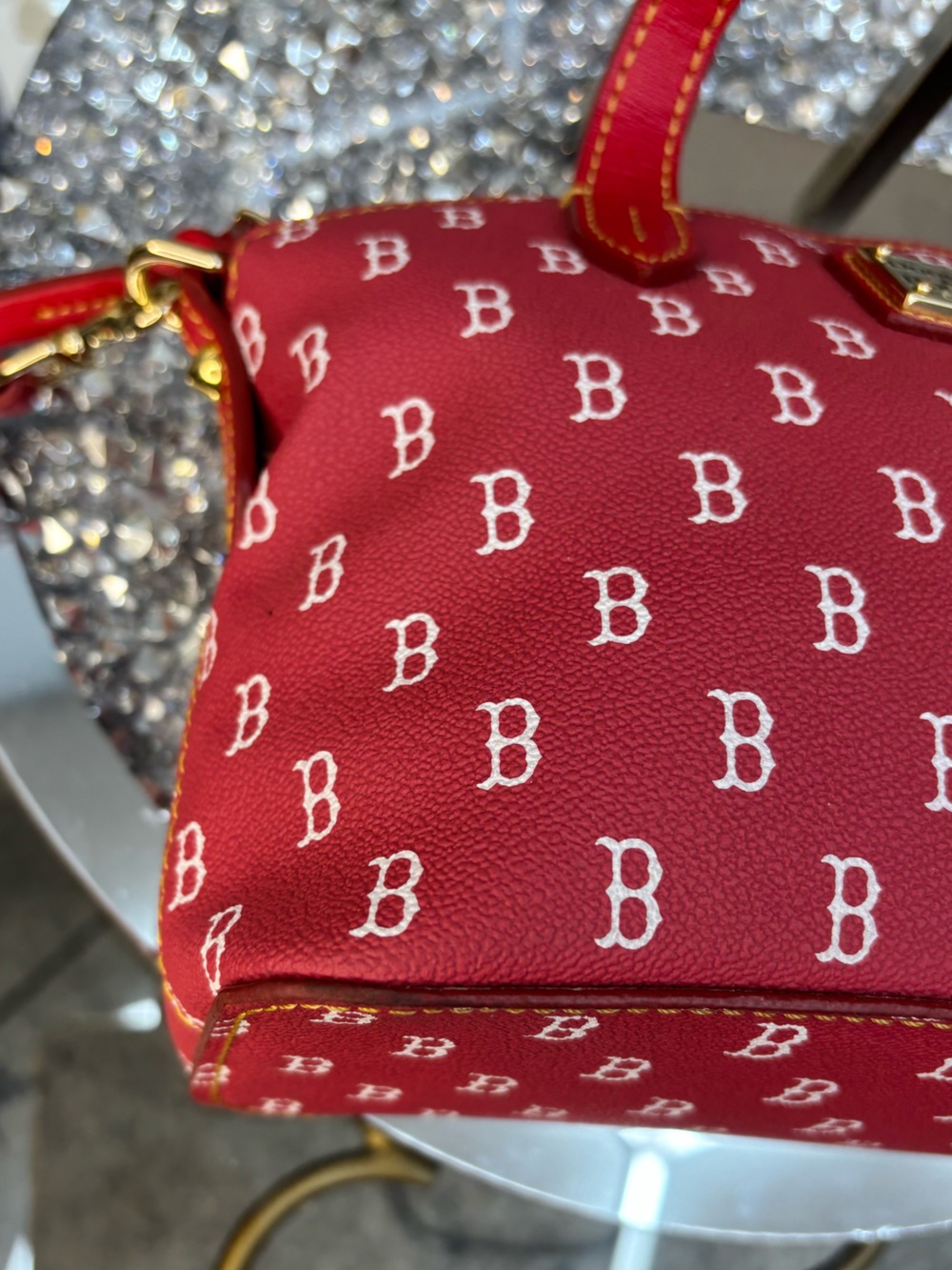 Dooney & Bourke Boston Red Sox Ruby Mini Crossbody Satchel NWOT - Picture 10 of 14